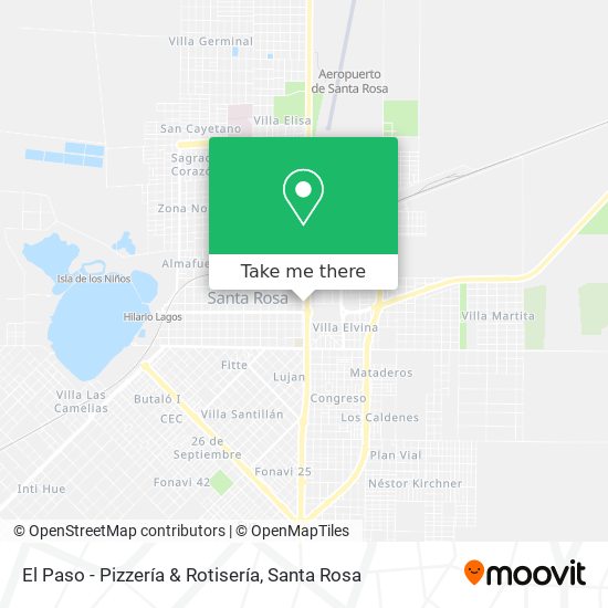 El Paso - Pizzería & Rotisería map