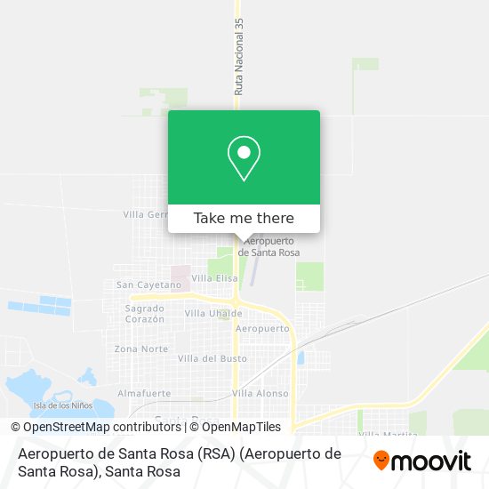 Aeropuerto de Santa Rosa (RSA) (Aeropuerto de Santa Rosa) map