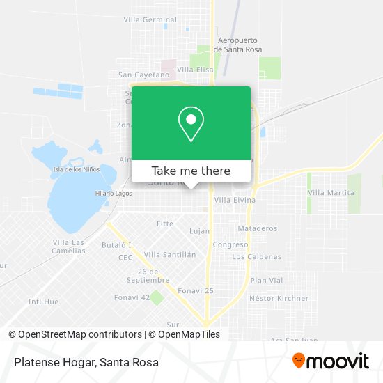 Mapa de Platense Hogar