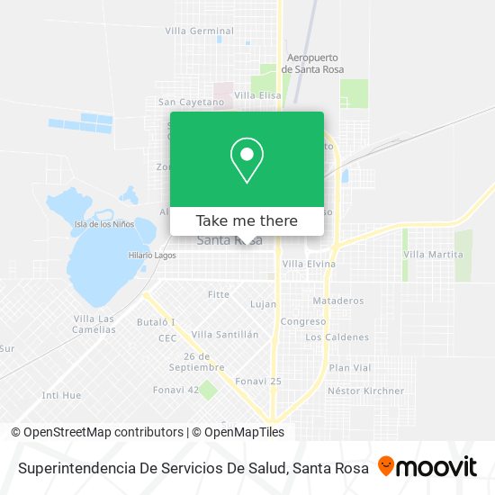 Superintendencia De Servicios De Salud map