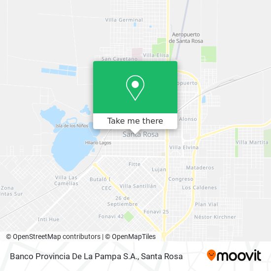 Mapa de Banco Provincia De La Pampa S.A.