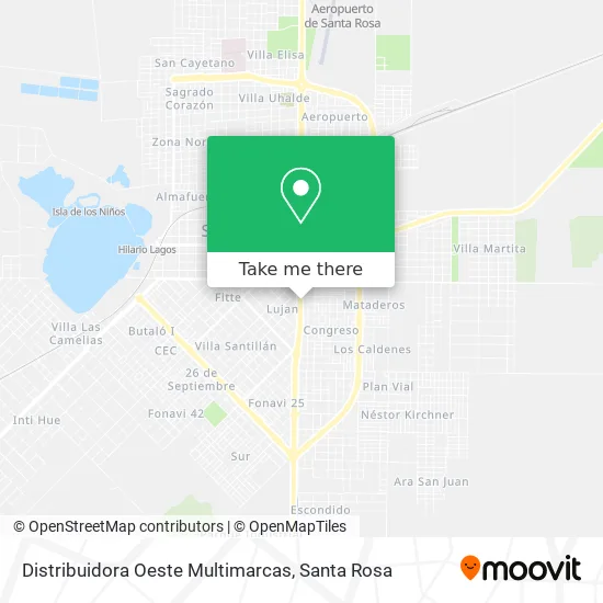 Distribuidora Oeste Multimarcas map