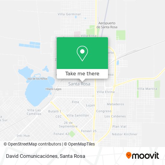 David Comunicaciónes map
