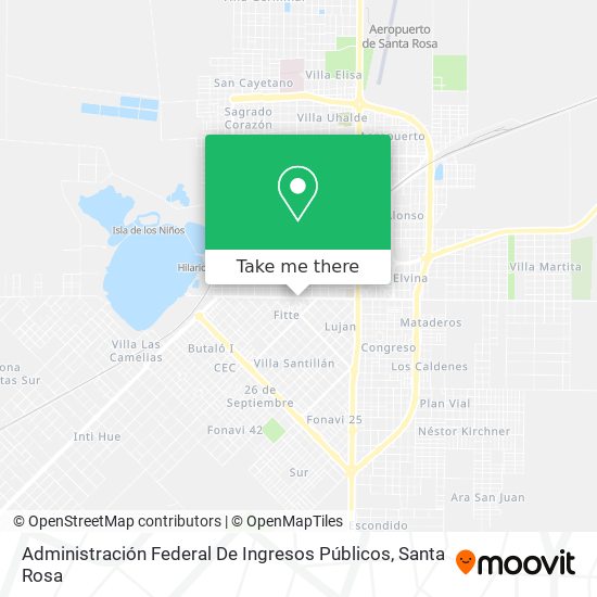 Administración Federal De Ingresos Públicos map