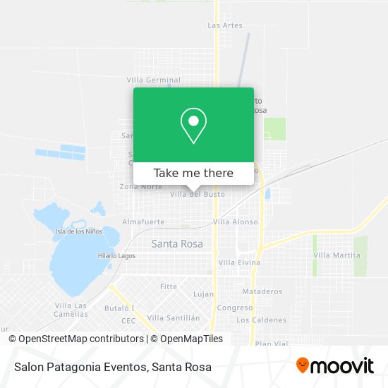 Salon Patagonia Eventos map