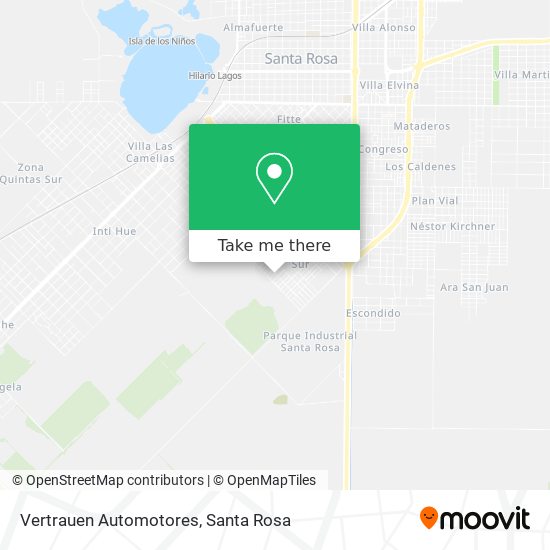 Vertrauen Automotores map