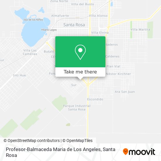 Mapa de Profesor-Balmaceda Maria de Los Angeles