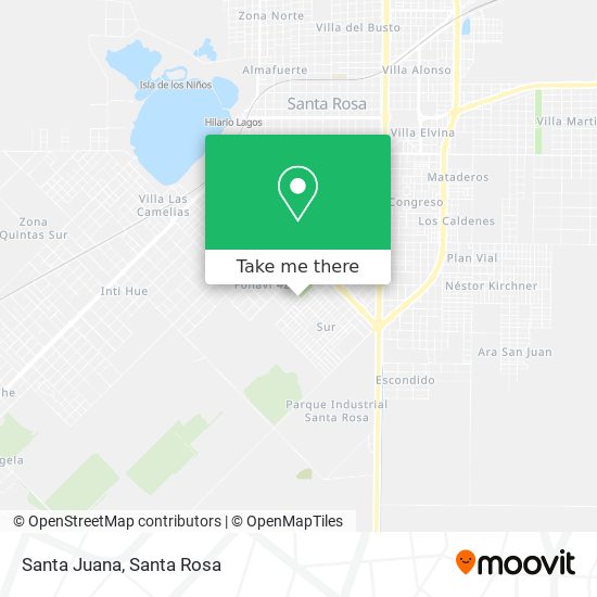 Mapa de Santa Juana