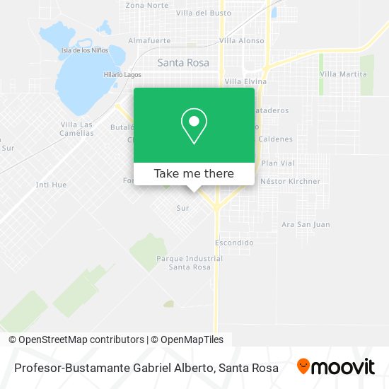 Mapa de Profesor-Bustamante Gabriel Alberto