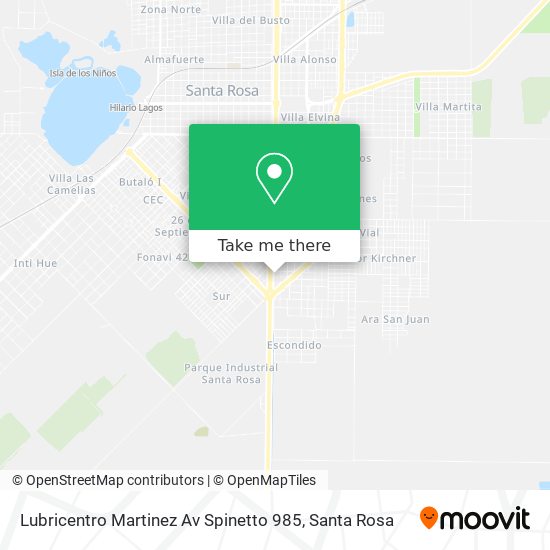 Mapa de Lubricentro Martinez Av Spinetto 985