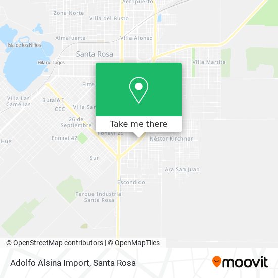 Adolfo Alsina Import map