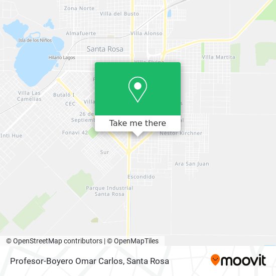 Profesor-Boyero Omar Carlos map