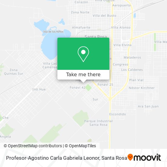 Profesor-Agostino Carla Gabriela Leonor map