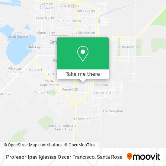 Mapa de Profesor-Ipav Iglesias Oscar Francisco
