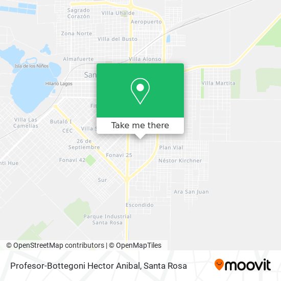 Mapa de Profesor-Bottegoni Hector Anibal