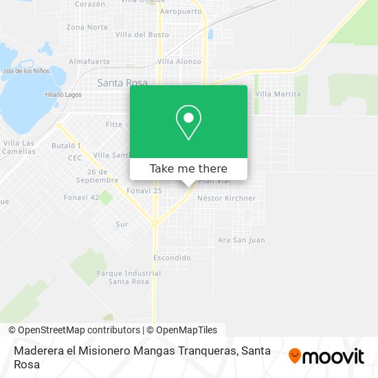 Maderera el Misionero Mangas Tranqueras map