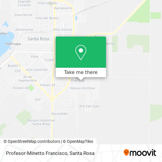 Profesor-Minetto Francisco map