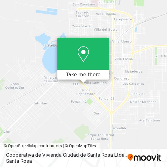 Cooperativa de Vivienda Ciudad de Santa Rosa Ltda. map