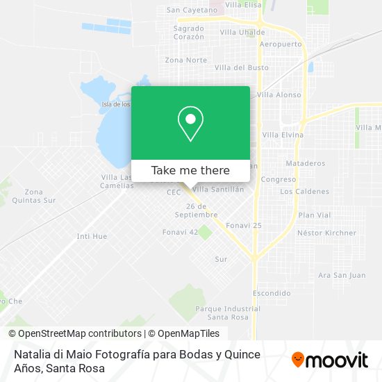 Natalia di Maio Fotografía para Bodas y Quince Años map
