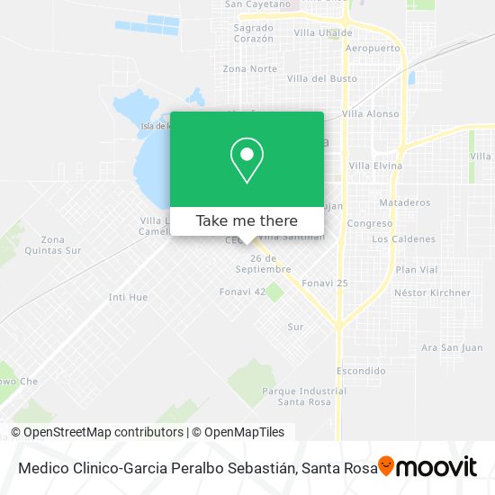 Medico Clinico-Garcia Peralbo Sebastián map