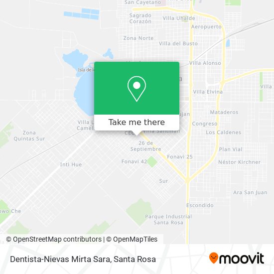 Dentista-Nievas Mirta Sara map