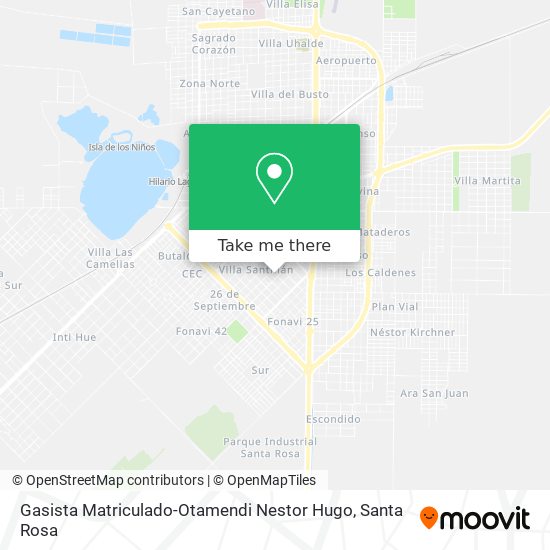 Mapa de Gasista Matriculado-Otamendi Nestor Hugo