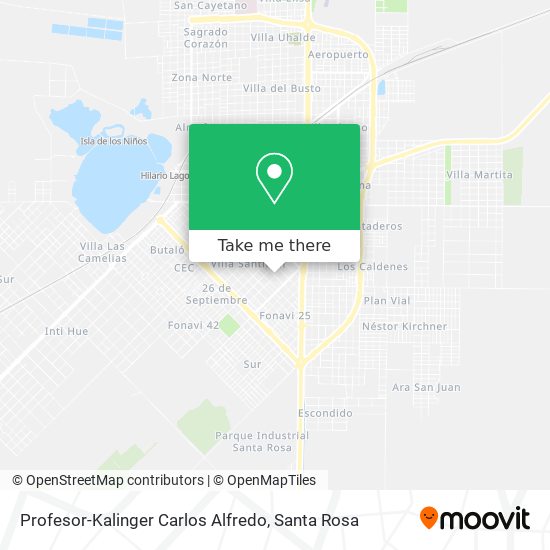 Mapa de Profesor-Kalinger Carlos Alfredo