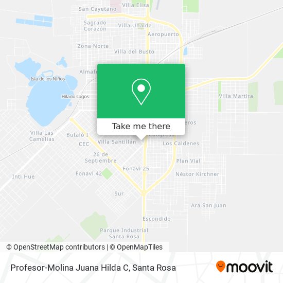 Profesor-Molina Juana Hilda C map