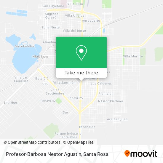 Profesor-Barbosa Nestor Agustin map