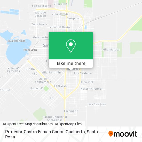 Mapa de Profesor-Castro Fabian Carlos Gualberto