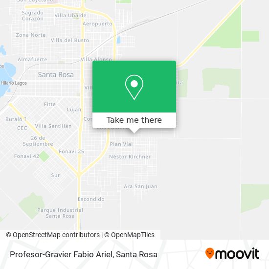 Mapa de Profesor-Gravier Fabio Ariel