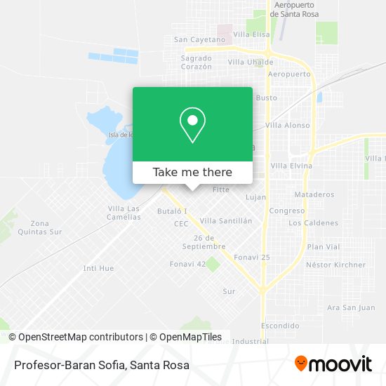 Profesor-Baran Sofia map