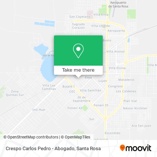 Crespo Carlos Pedro - Abogado map