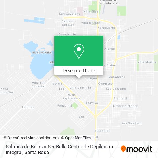 Salones de Belleza-Ser Bella Centro de Depilacion Integral map