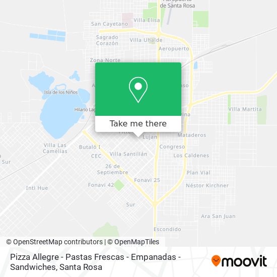 Pizza Allegre - Pastas Frescas - Empanadas - Sandwiches map