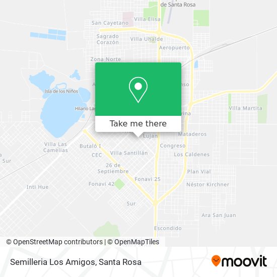 Semilleria Los Amigos map