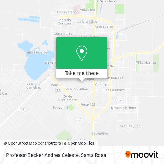 Mapa de Profesor-Becker Andrea Celeste