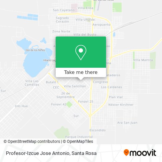 Mapa de Profesor-Izcue Jose Antonio