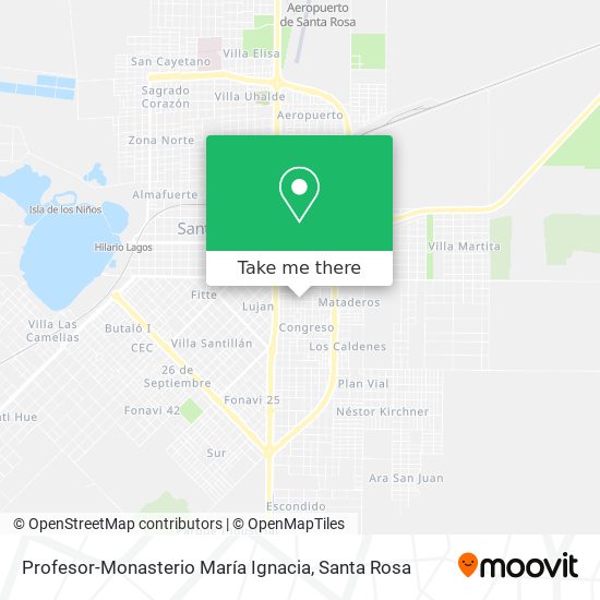Profesor-Monasterio María Ignacia map