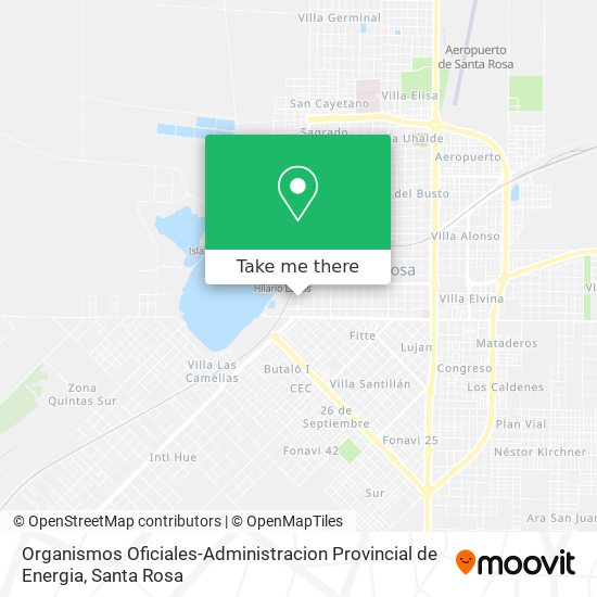 Mapa de Organismos Oficiales-Administracion Provincial de Energia