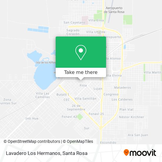 Lavadero Los Hermanos map
