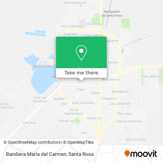 Bandiera Maria del Carmen map