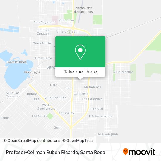 Mapa de Profesor-Collman Ruben Ricardo