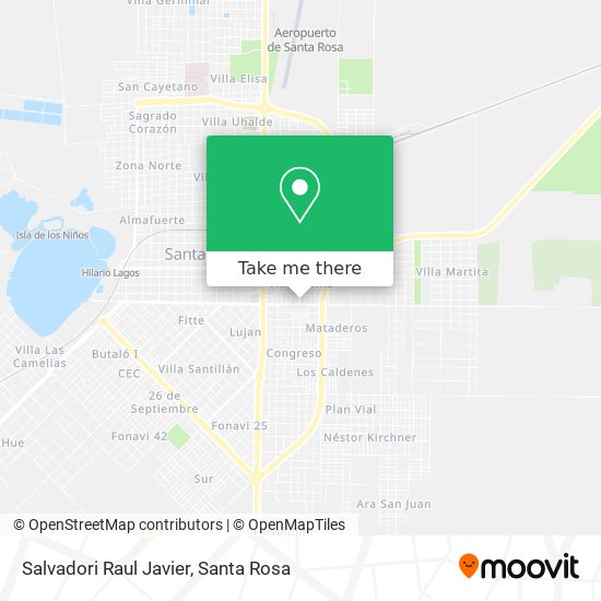 Mapa de Salvadori Raul Javier