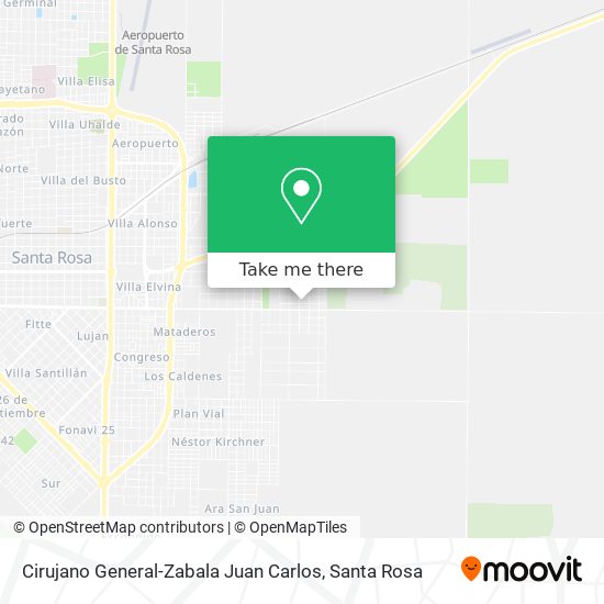Cirujano General-Zabala Juan Carlos map