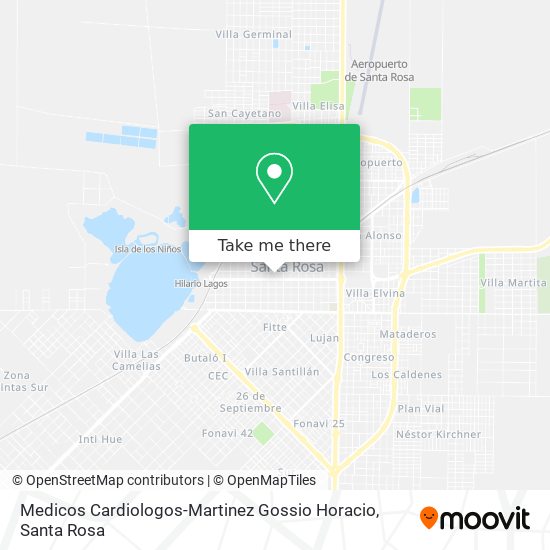 Mapa de Medicos Cardiologos-Martinez Gossio Horacio