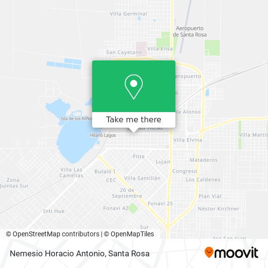 Nemesio Horacio Antonio map