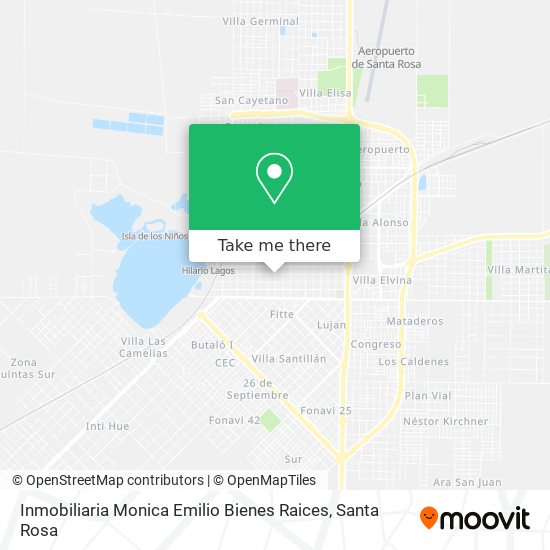 Inmobiliaria Monica Emilio Bienes Raices map