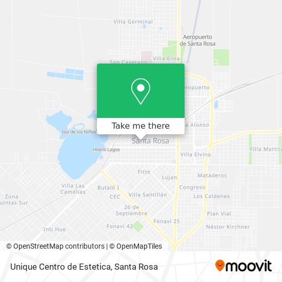 Unique Centro de Estetica map