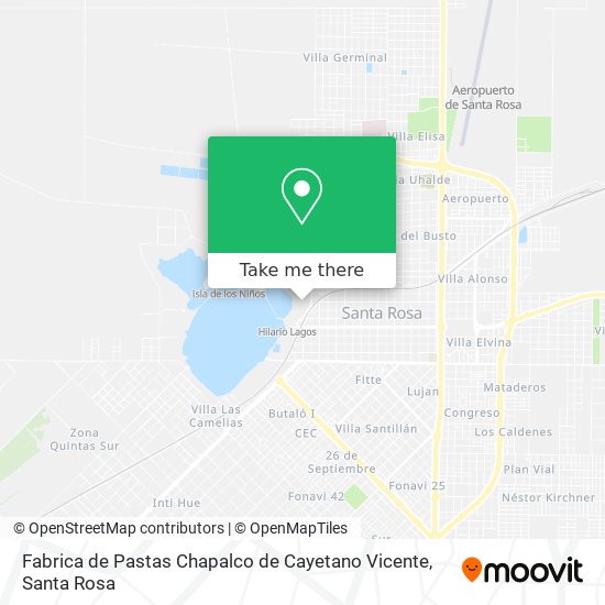 Mapa de Fabrica de Pastas Chapalco de Cayetano Vicente